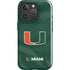 University of Miami Green Jersey iPhone 16 Pro Impact Case